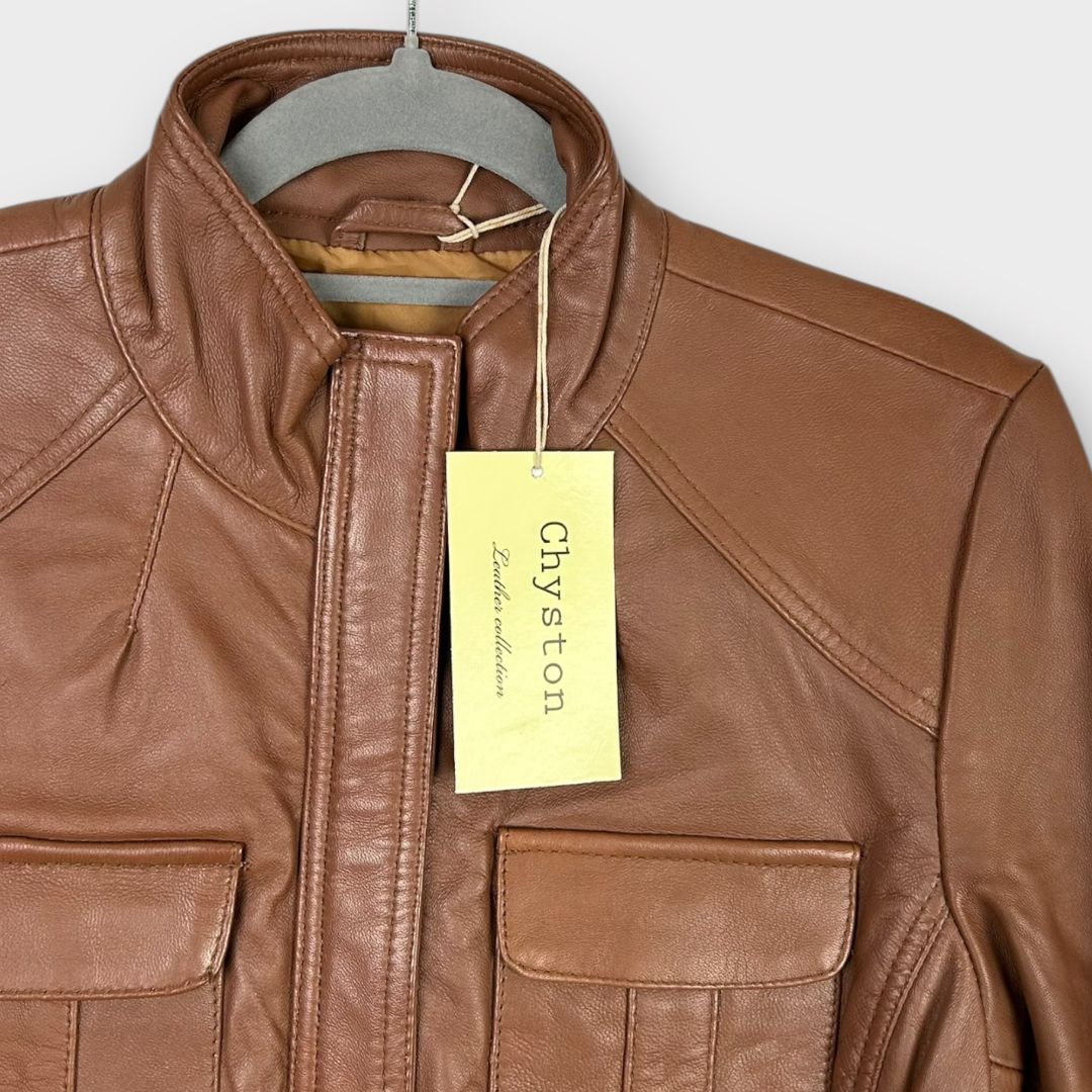 Chyston Claudia Leather Jacket - 8 (S)