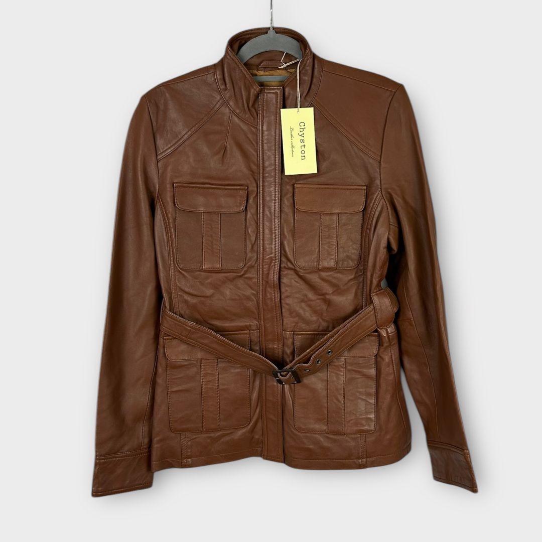 Chyston Claudia Leather Jacket - 8 (S)