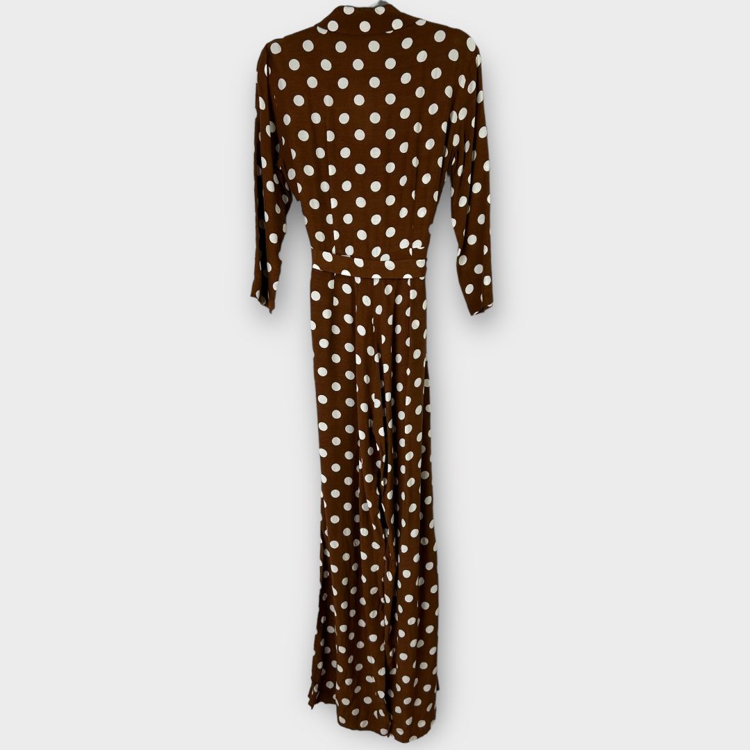 Mango Polka Dot Jumpsuit - XS