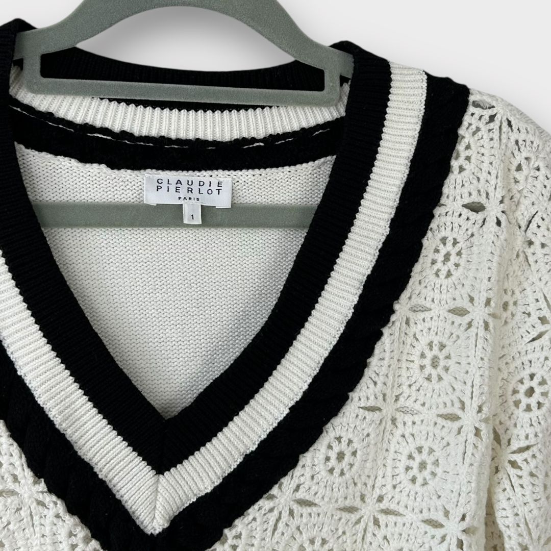 Claudie Pierlot Macrame Knit Sweater - 8
