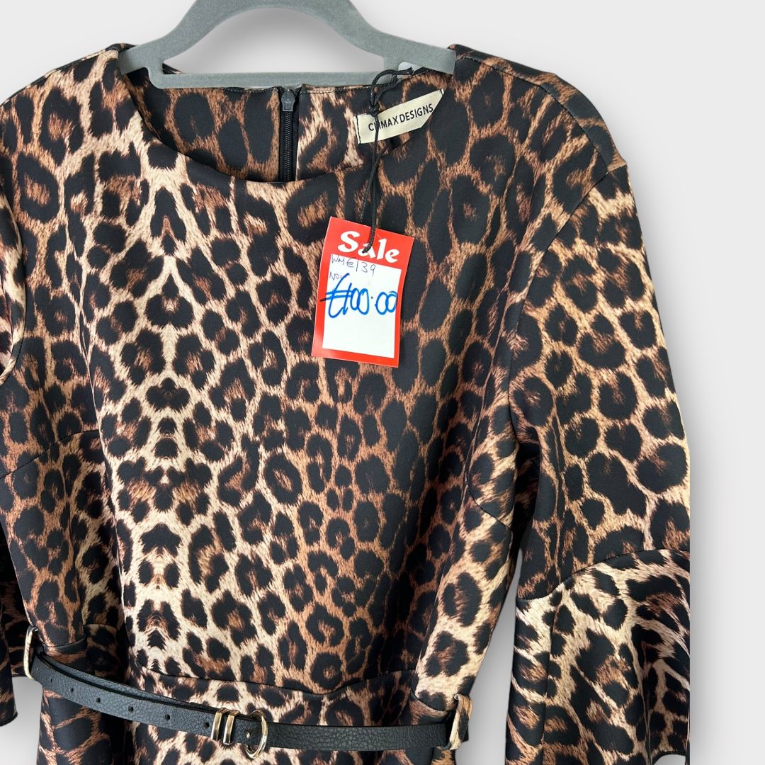 Climax Designs Animal Print Top - 16