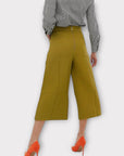 Closet London Cropped Wide Leg Trousers - 14
