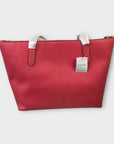 Coach Crossgrain Leather Zip Top Tote Bag