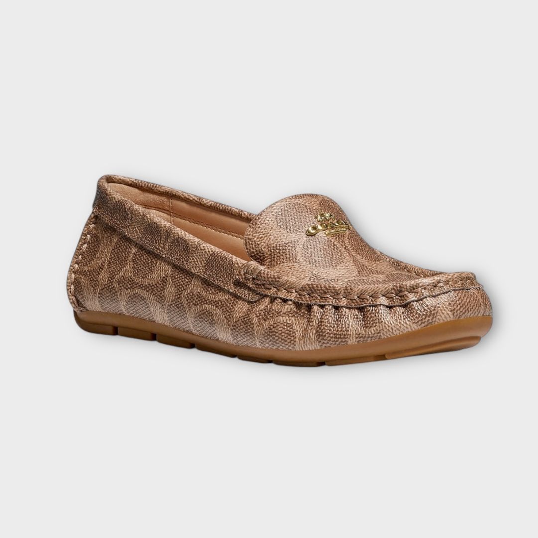 Coach Marley Coated Canvas Loafers - 4/36.5