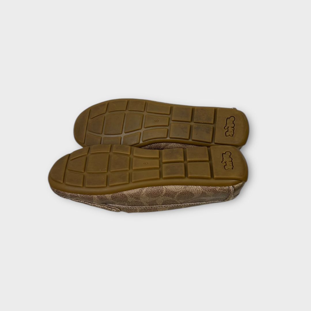 Coach Marley Coated Canvas Loafers - 4/36.5