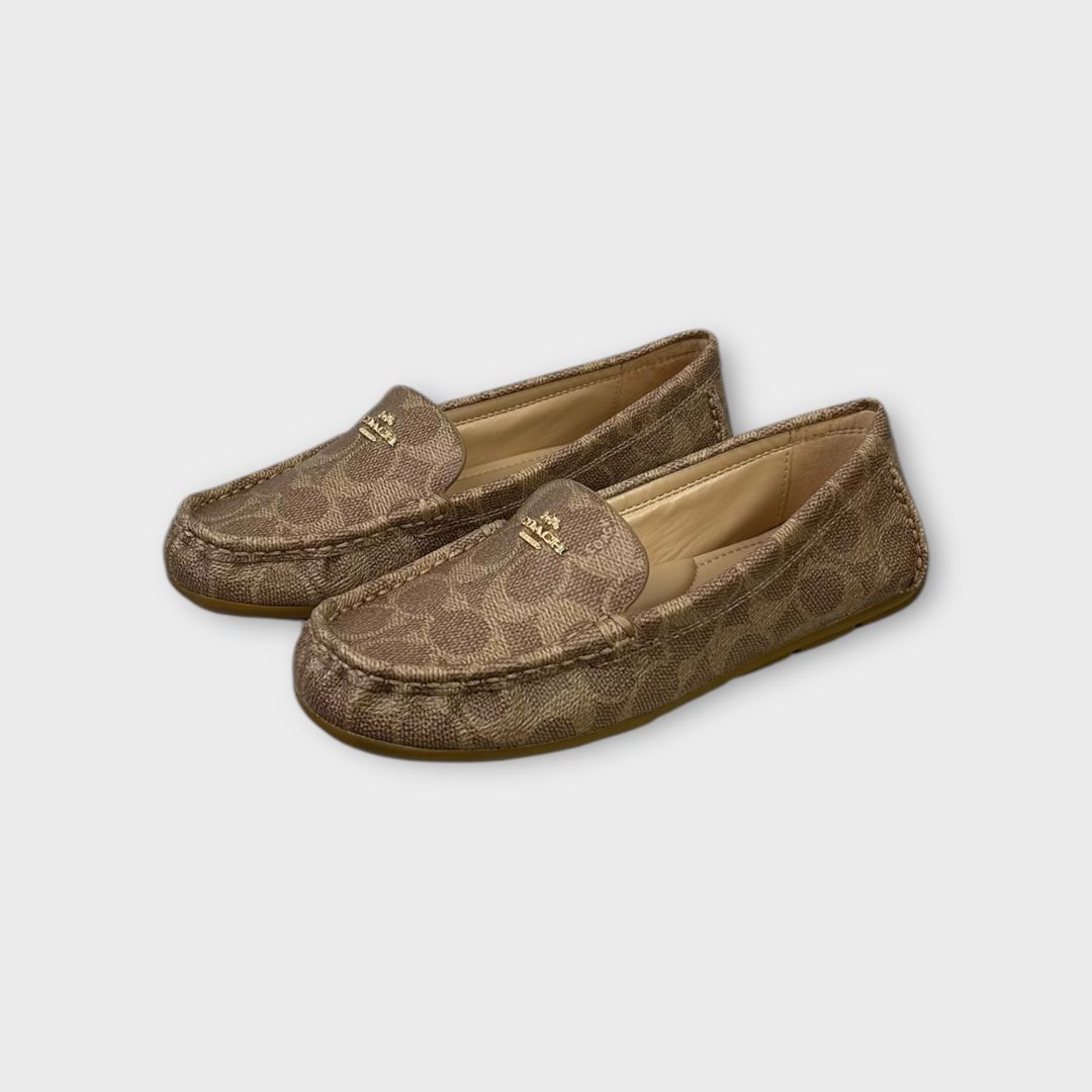 Coach Marley Coated Canvas Loafers - 4/36.5