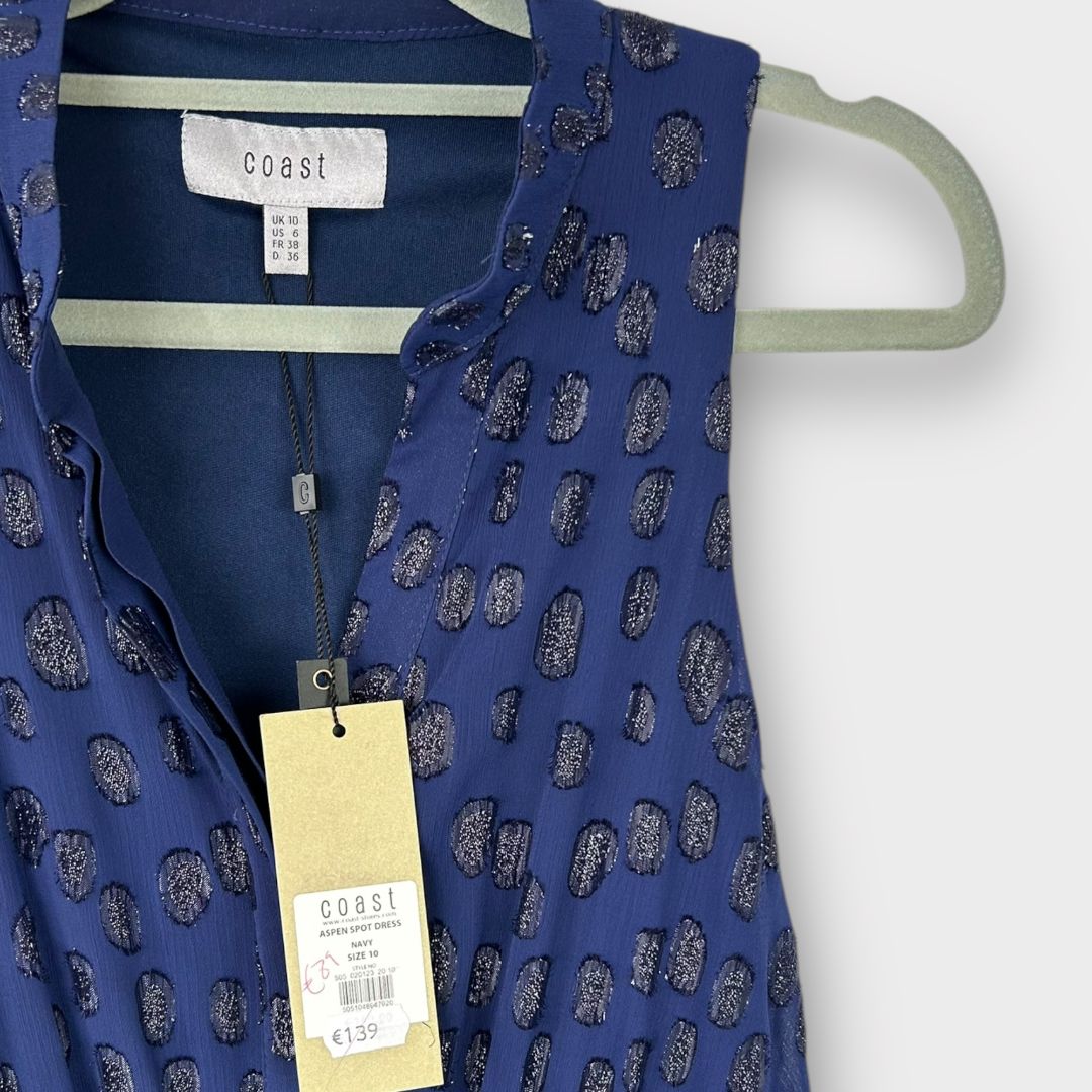 Coast Aspen Spot Dress - 10