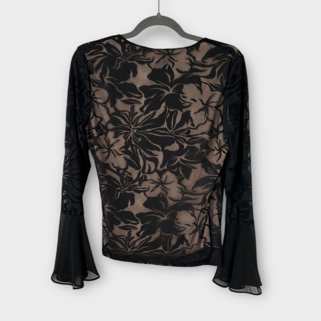 Coast Claire Burnout Wrap Top - 12