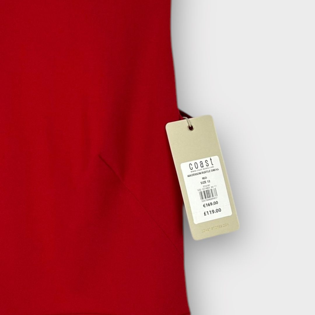 Coast Maddison Ruffle Dress - 12
