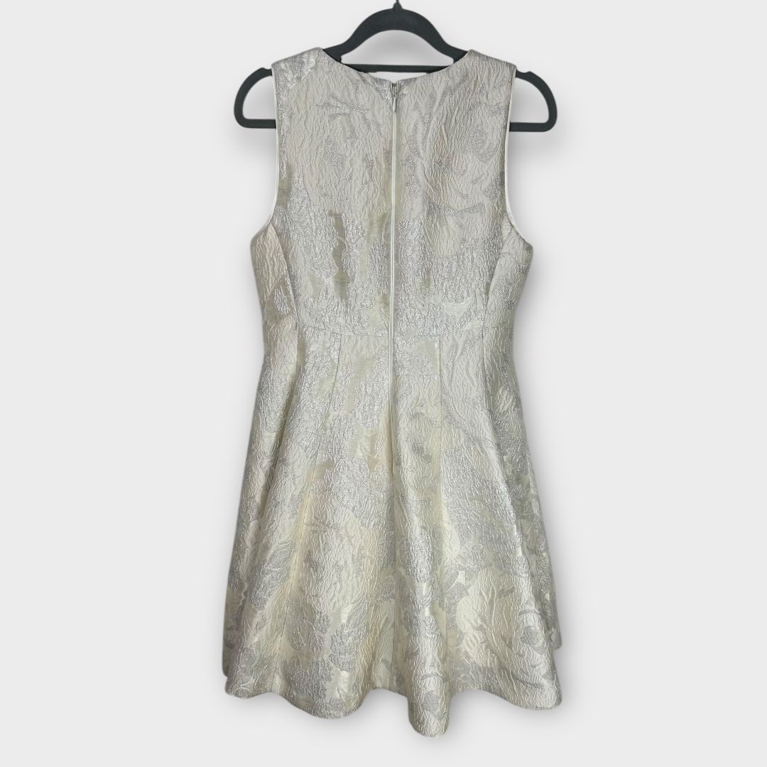 Coast Metallic Jacquard Dress - 12