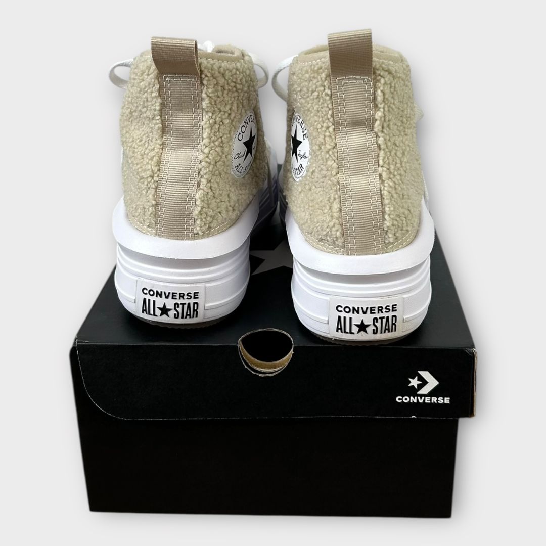 Converse Chuck Taylor Platform Sherpa Trainers - 3/35.5