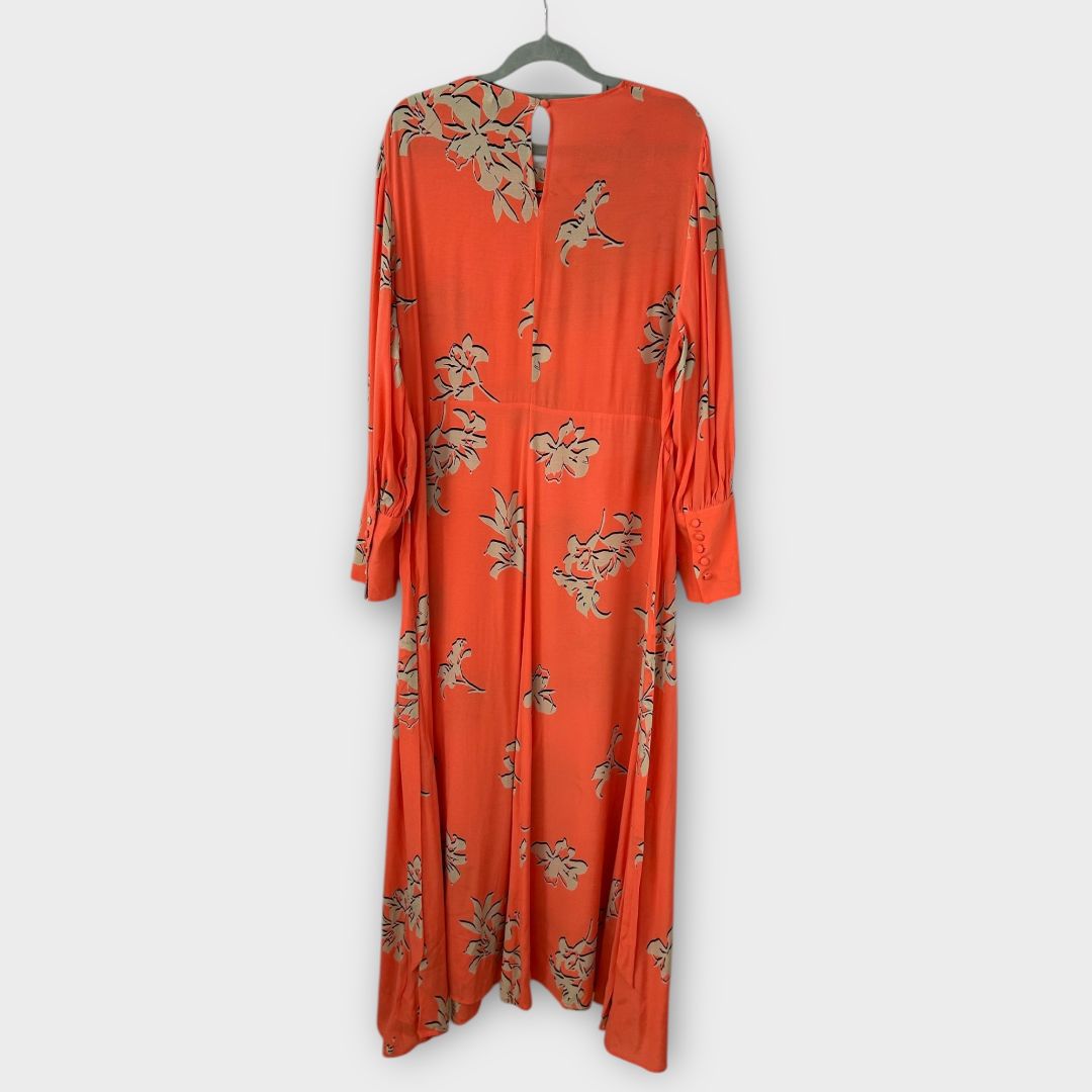 Autograph Cupro Rich Floral Dress - 16/18