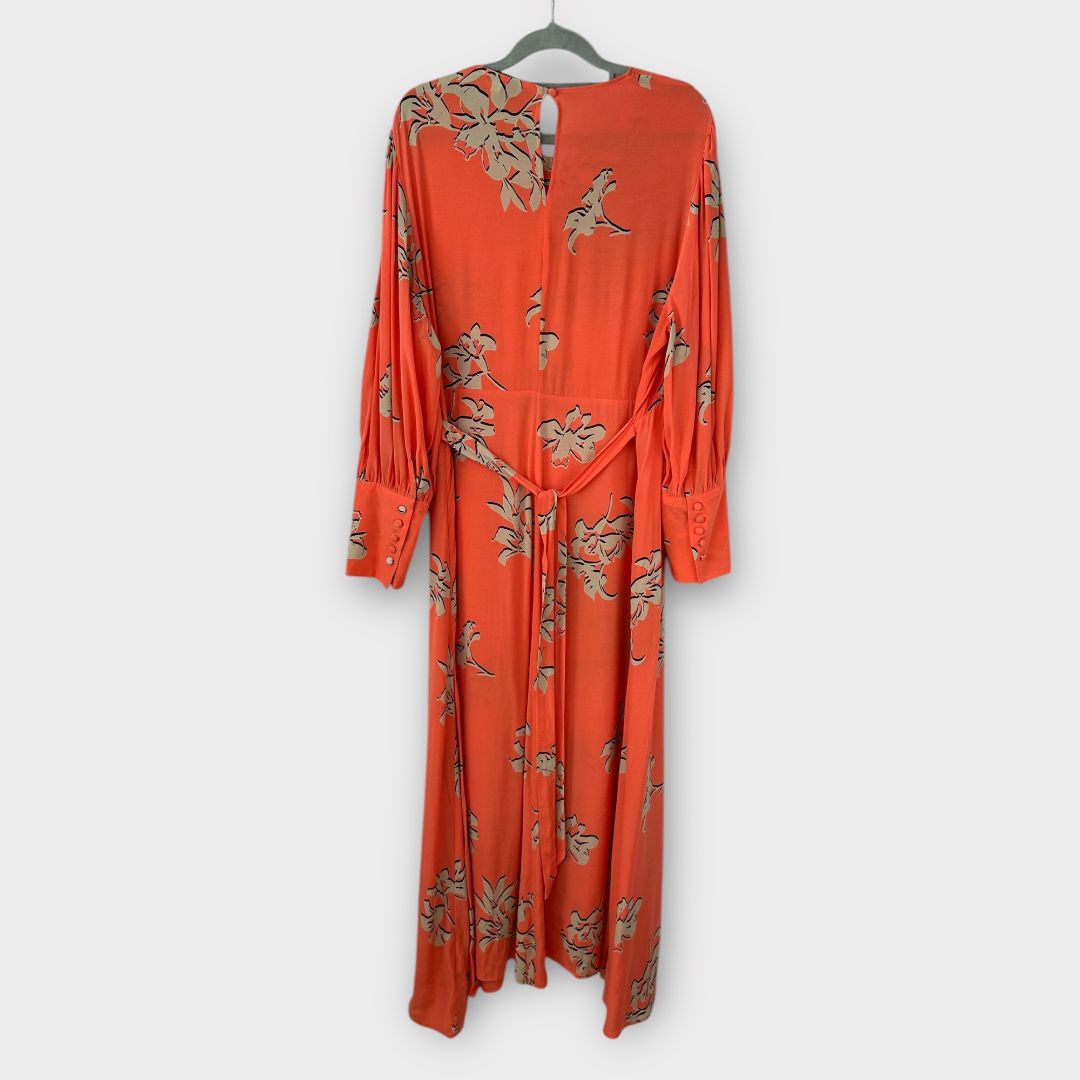 Autograph Cupro Rich Floral Dress - 16/18