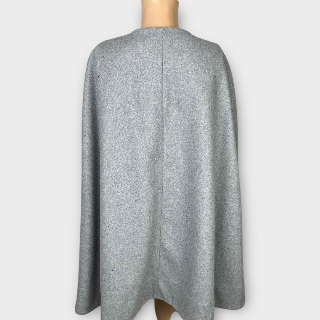 Ted Baker Wool Blend Sparkly Cape - S
