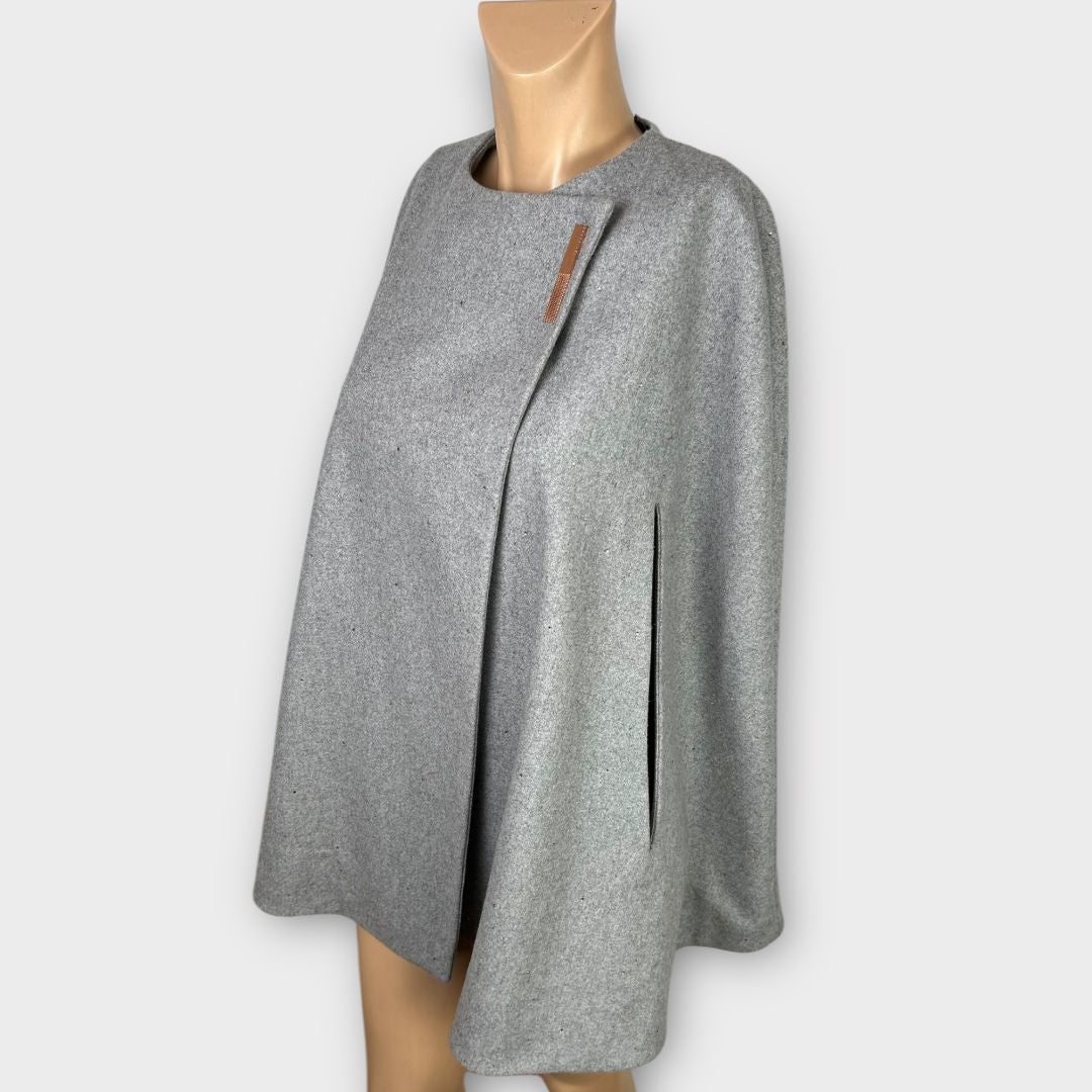 Ted Baker Wool Blend Sparkly Cape - S