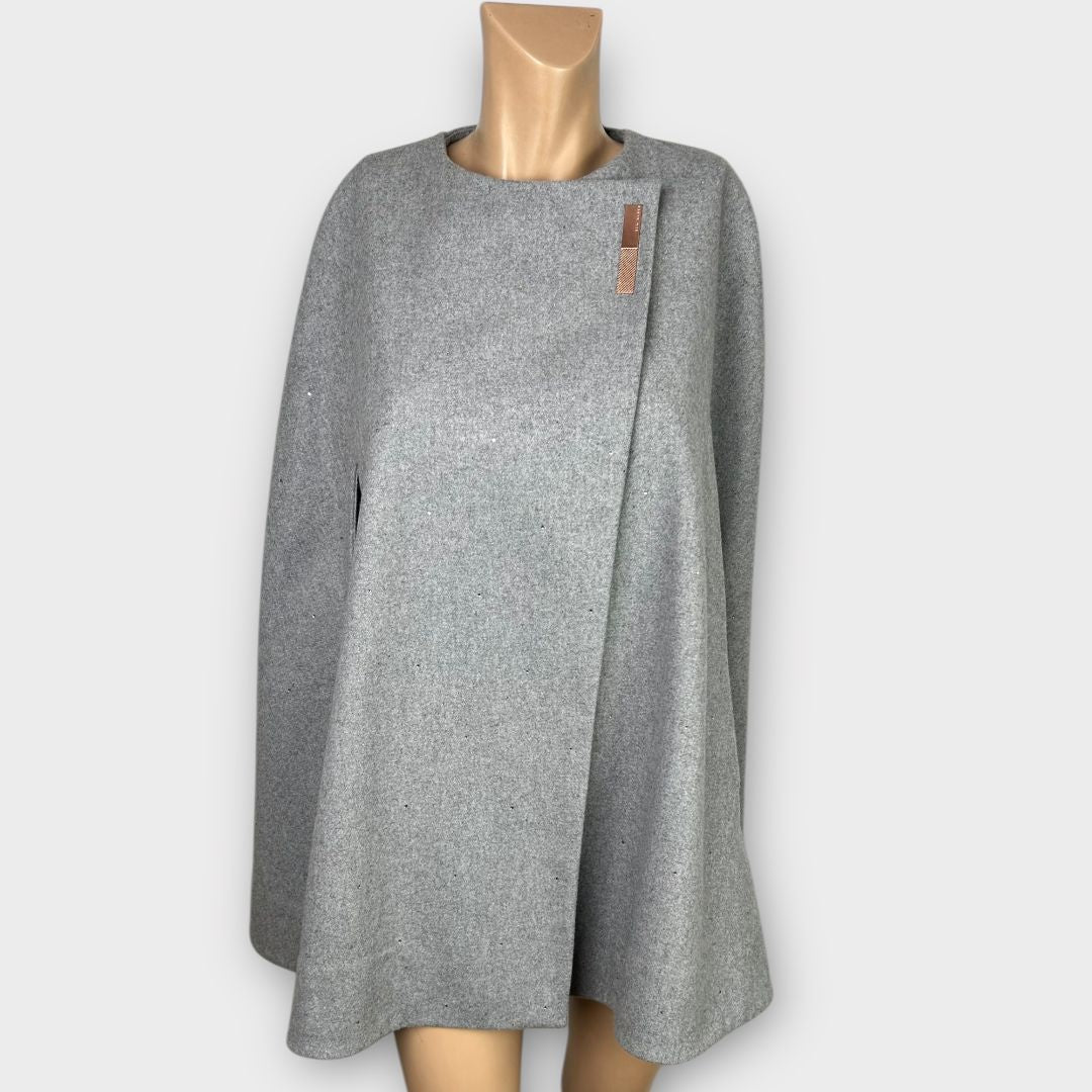 Ted Baker Wool Blend Sparkly Cape - S
