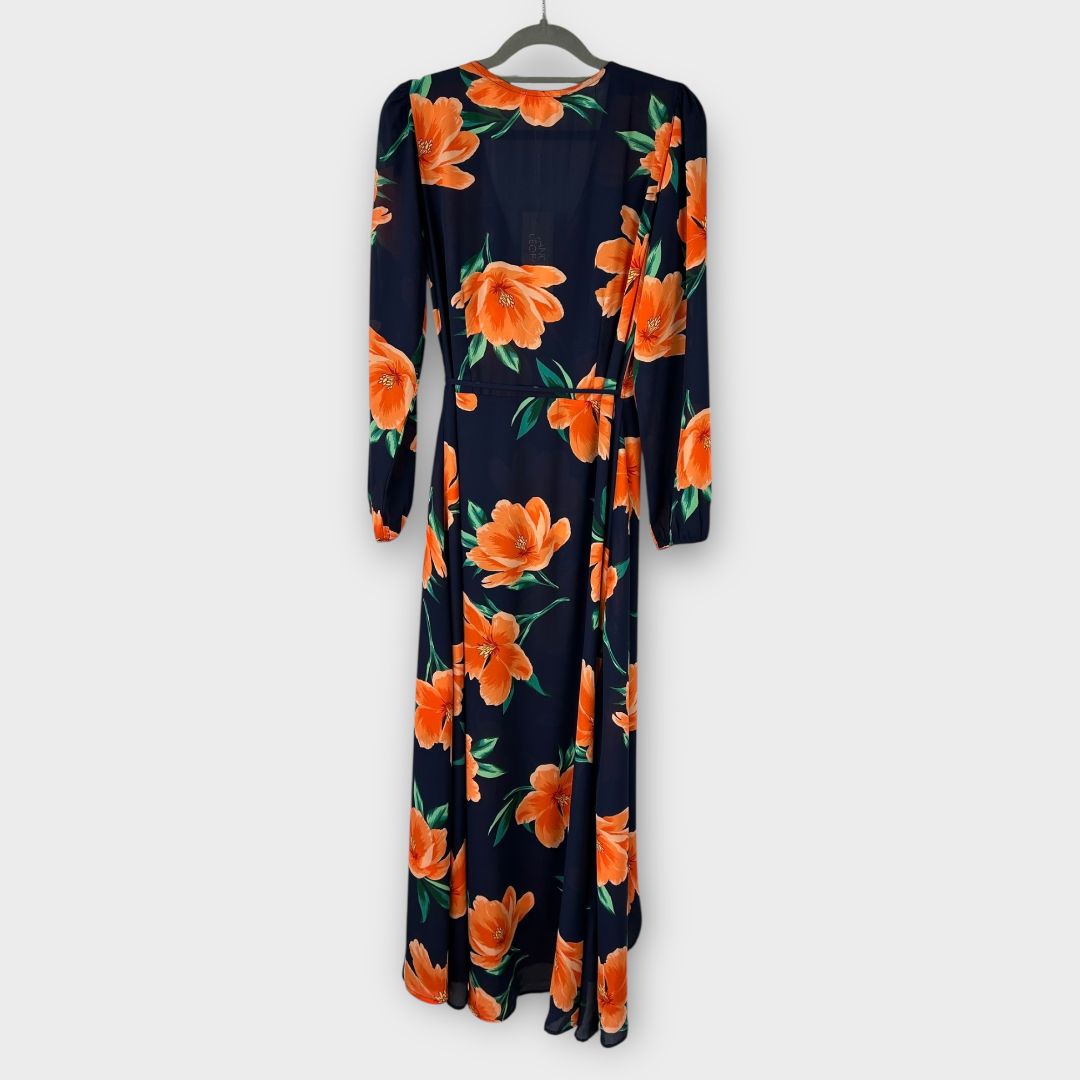 Dancing Leopard Jagger Maxi Wrap Dress - 8