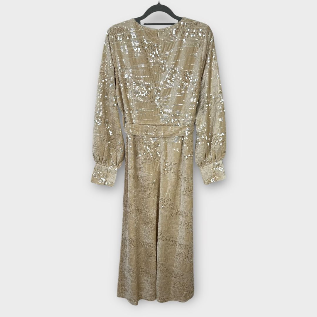 Derhy Velvet &amp; Sequin Dalva Dress - M (12)