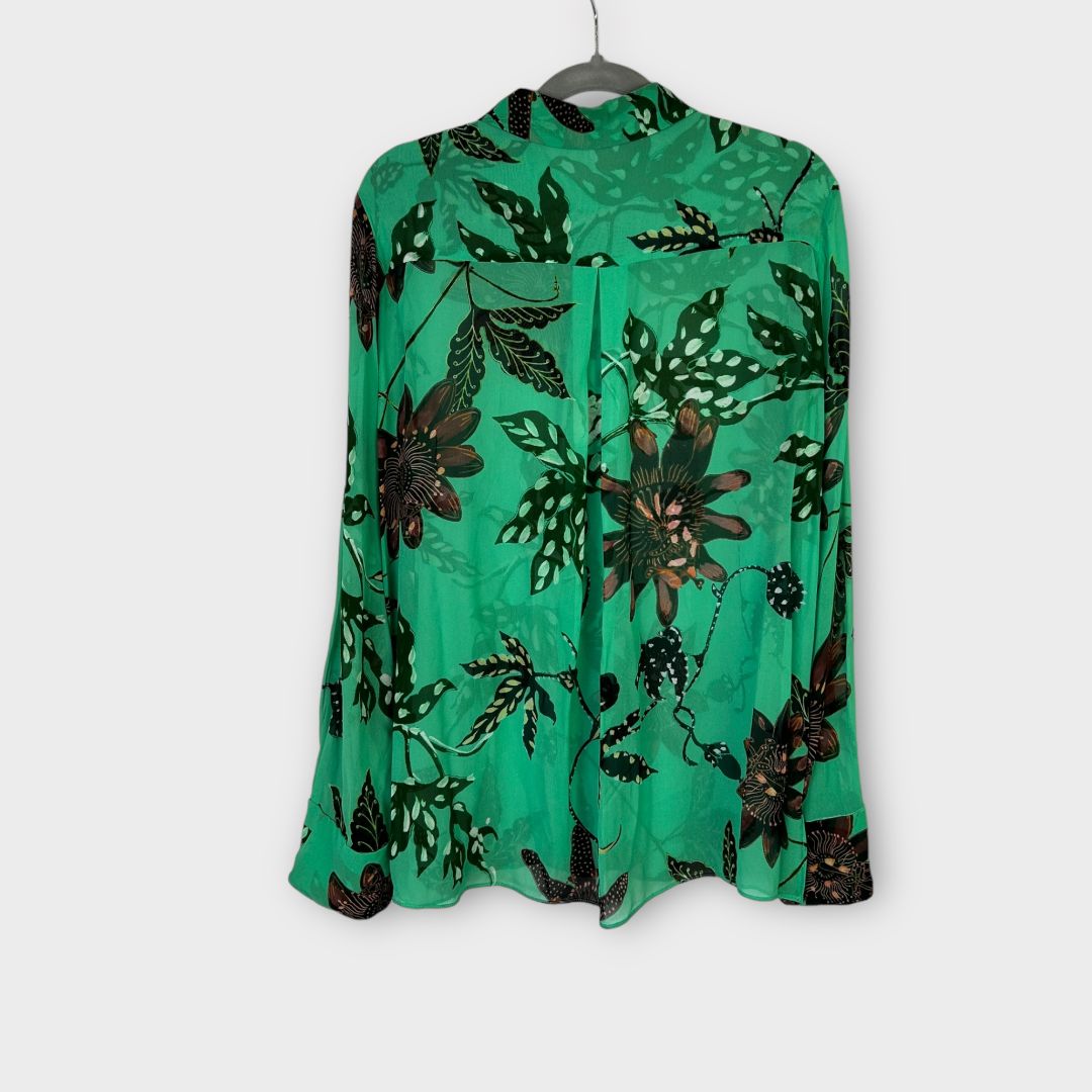 Dorothee Schumacher Floral Sheer Shirt - 10