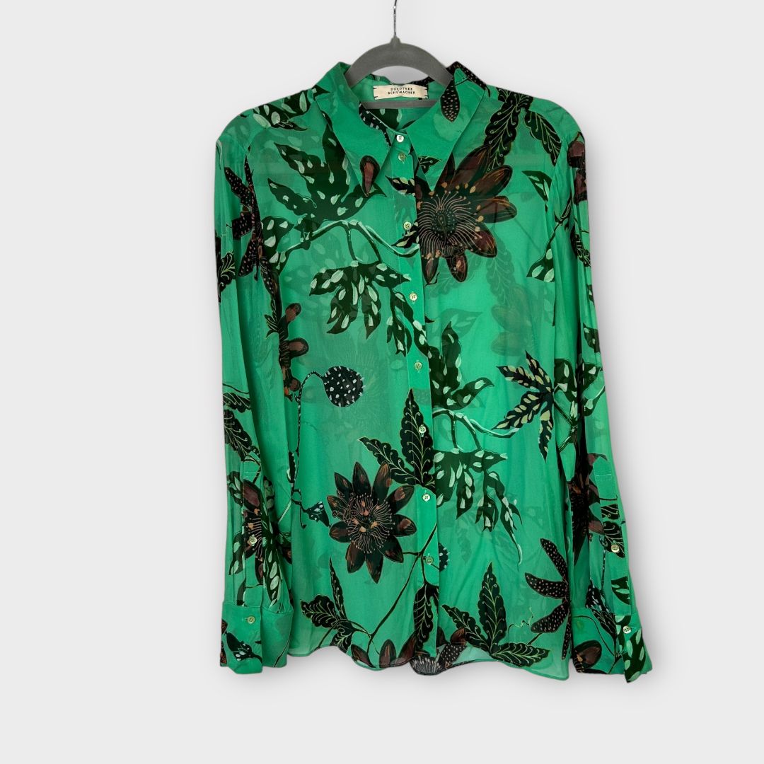 Dorothee Schumacher Floral Sheer Shirt - 10
