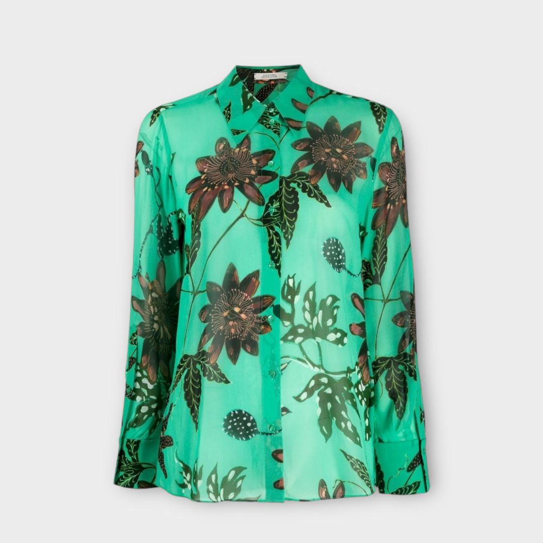 Dorothee Schumacher Floral Sheer Shirt - 10