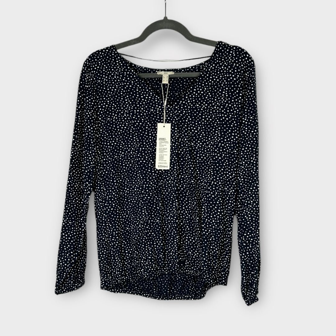 EDC by Esprit Polka Dot Blouse - M