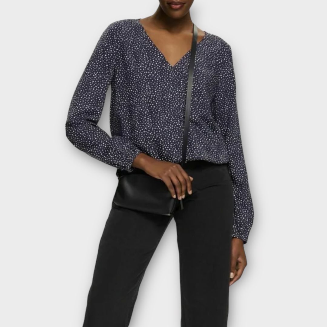 EDC by Esprit Polka Dot Blouse - M