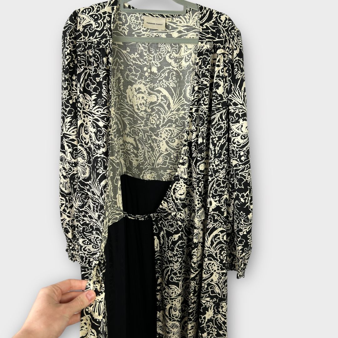 Fabienne Chapot Wrap Maxi Dress - 16