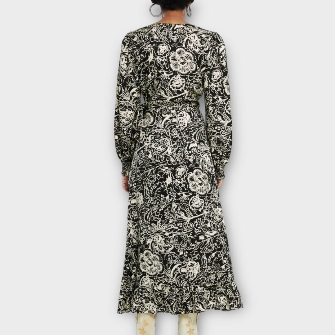 Fabienne Chapot Wrap Maxi Dress - 16