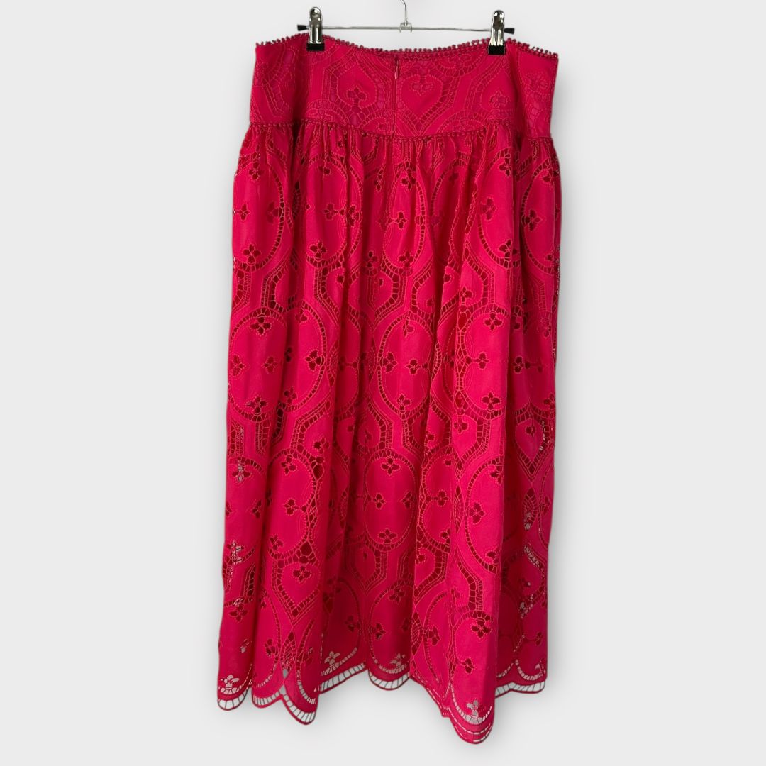 Fee G Jessie Lace Top &amp; Skirt Two Piece - 14