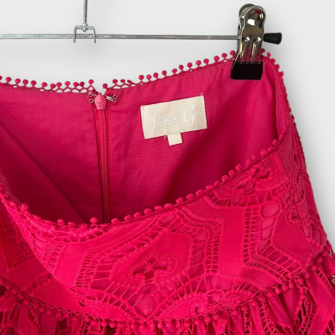 Fee G Jessie Lace Top &amp; Skirt Two Piece - 14