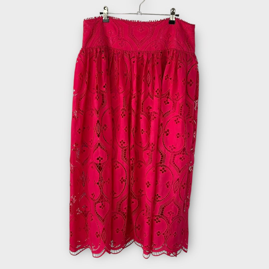 Fee G Jessie Lace Top &amp; Skirt Two Piece - 14