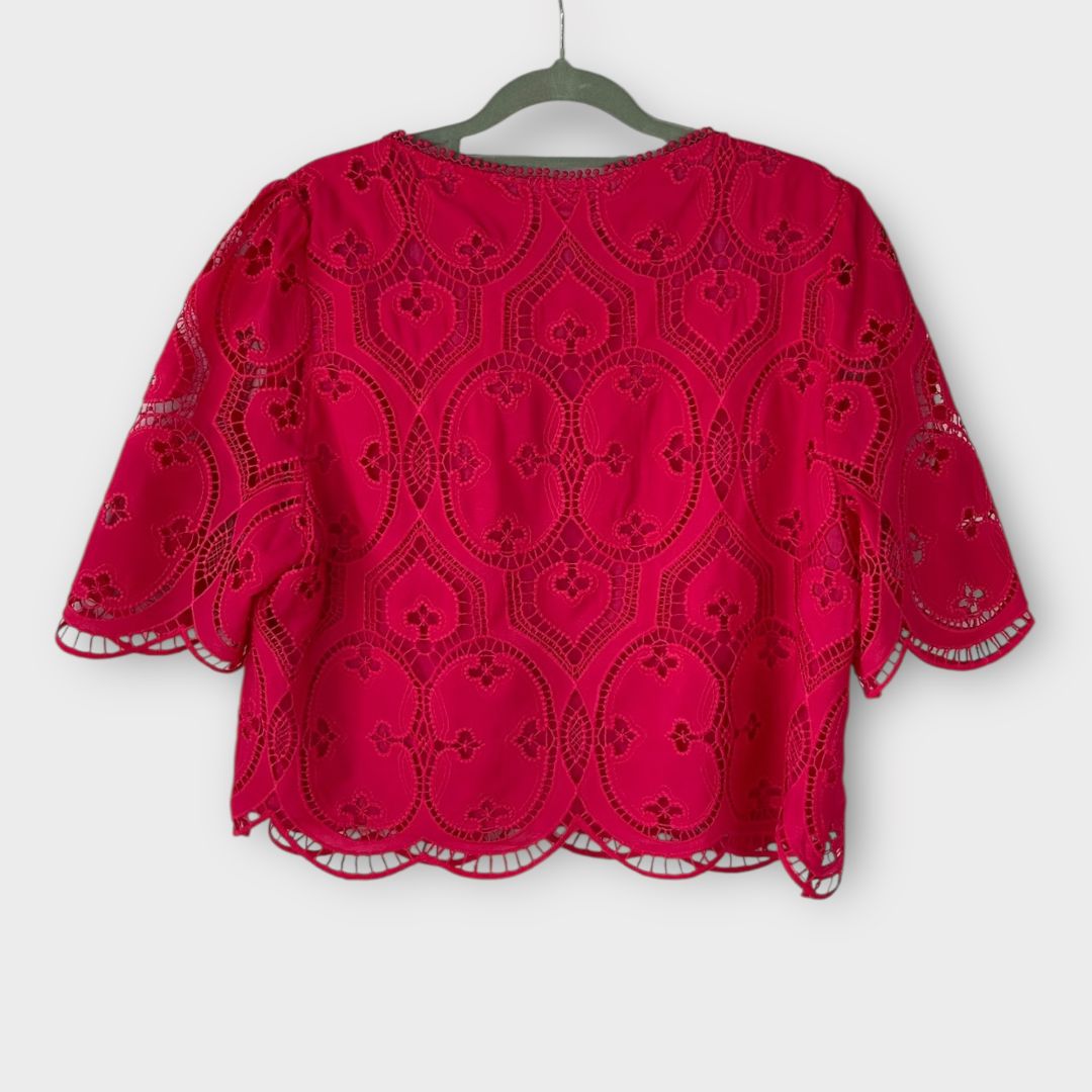 Fee G Jessie Lace Top &amp; Skirt Two Piece - 14