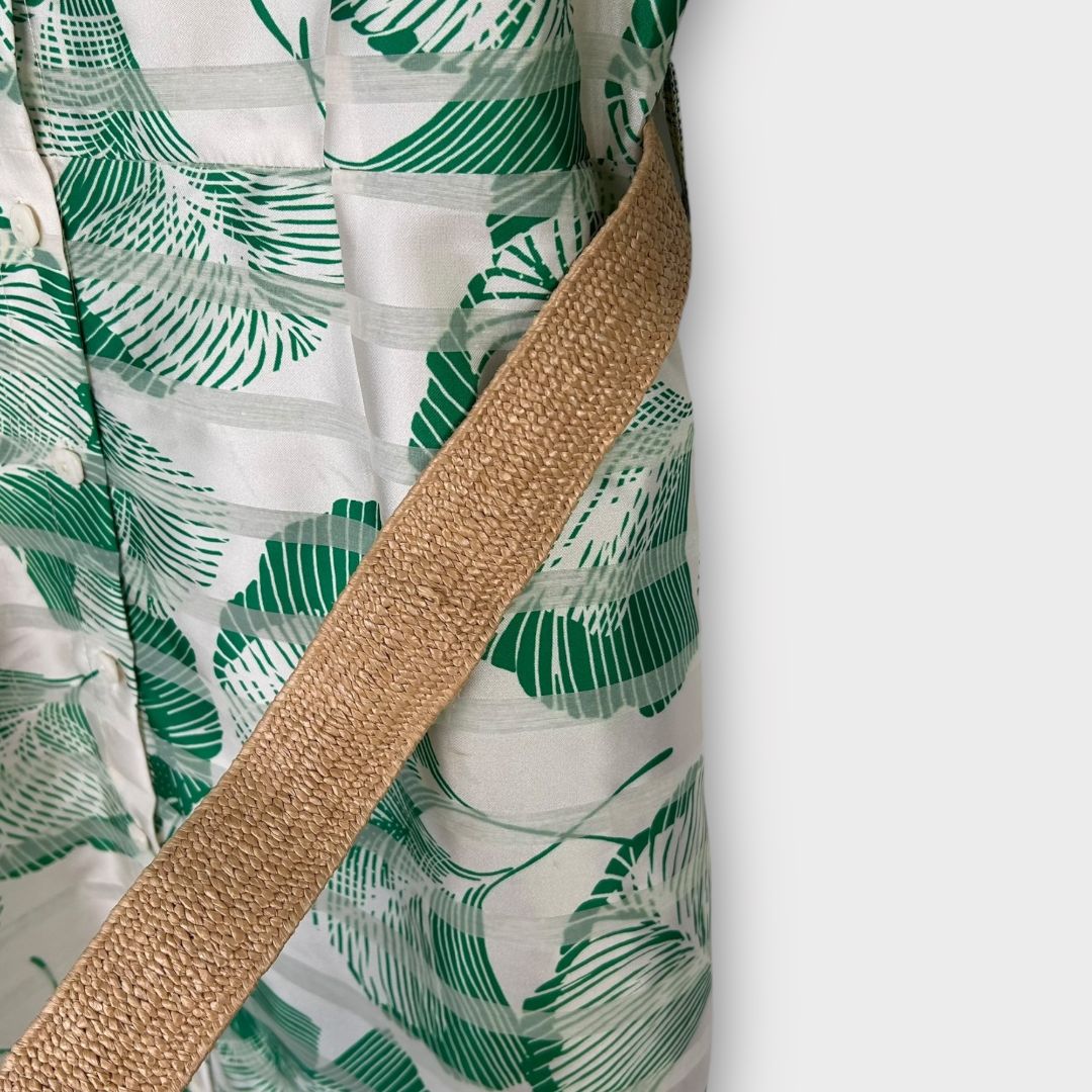 Fee G Palm Print Dress - 12