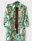 Fee G Palm Print Dress - 16