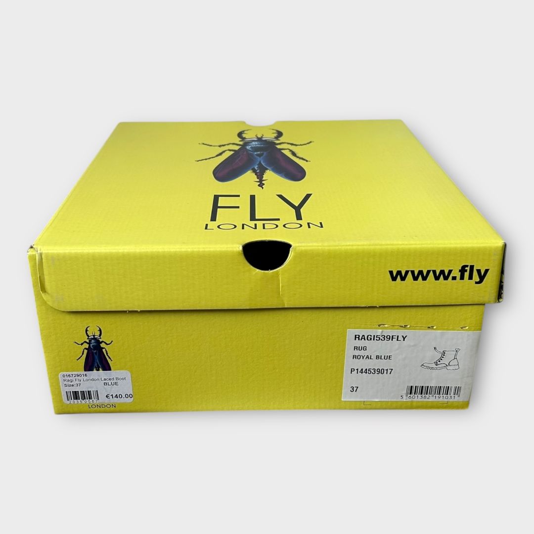 Fly London Lace Up Leather Ankle Boots - 4/37