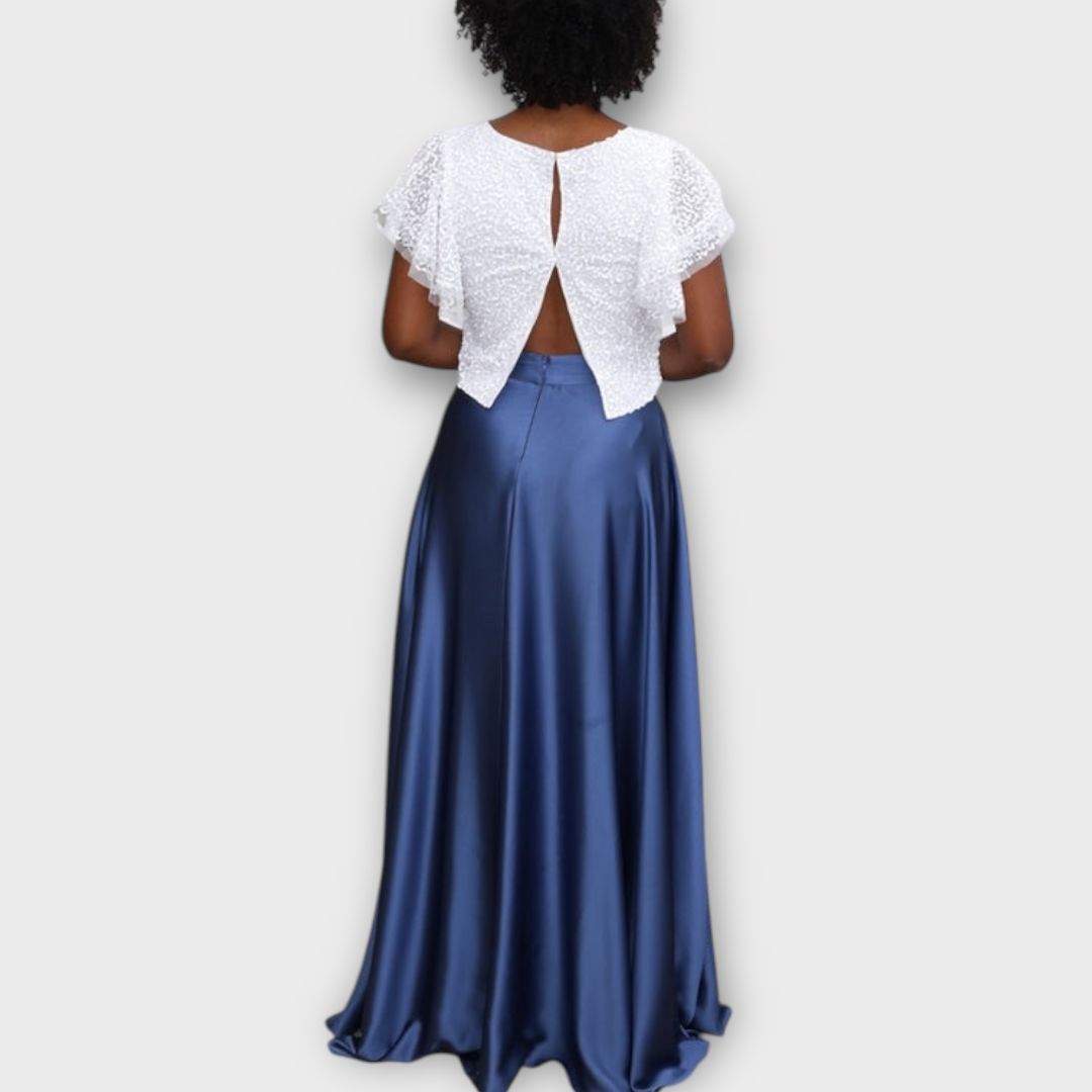 Folkster Sarena Satin Skirt - XS (8)