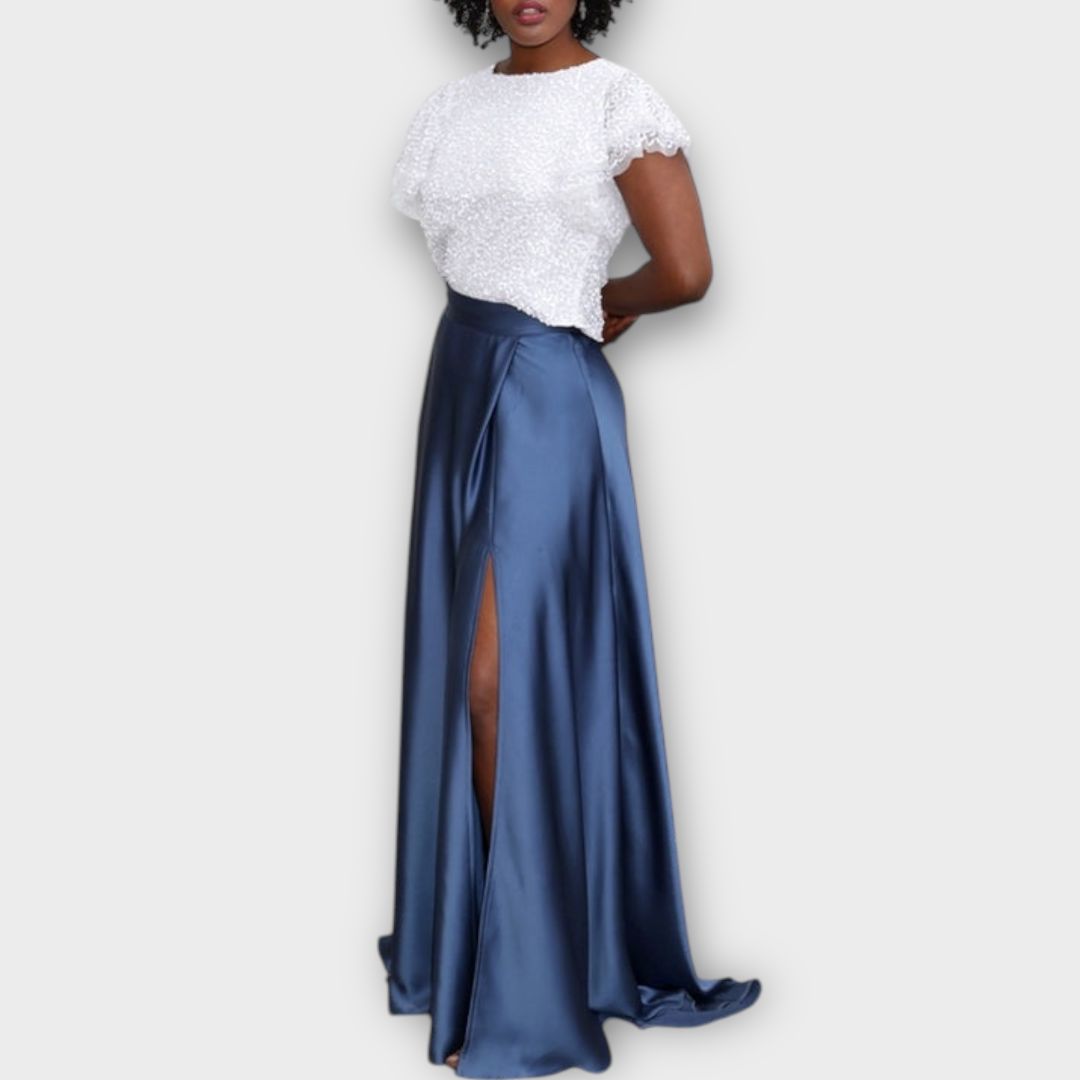 Folkster Sarena Satin Skirt - XS (8)