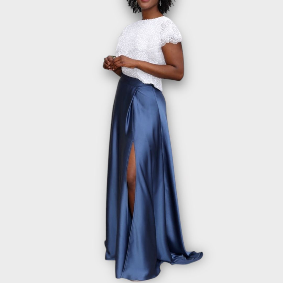 Folkster Sarena Satin Skirt - XS (8)