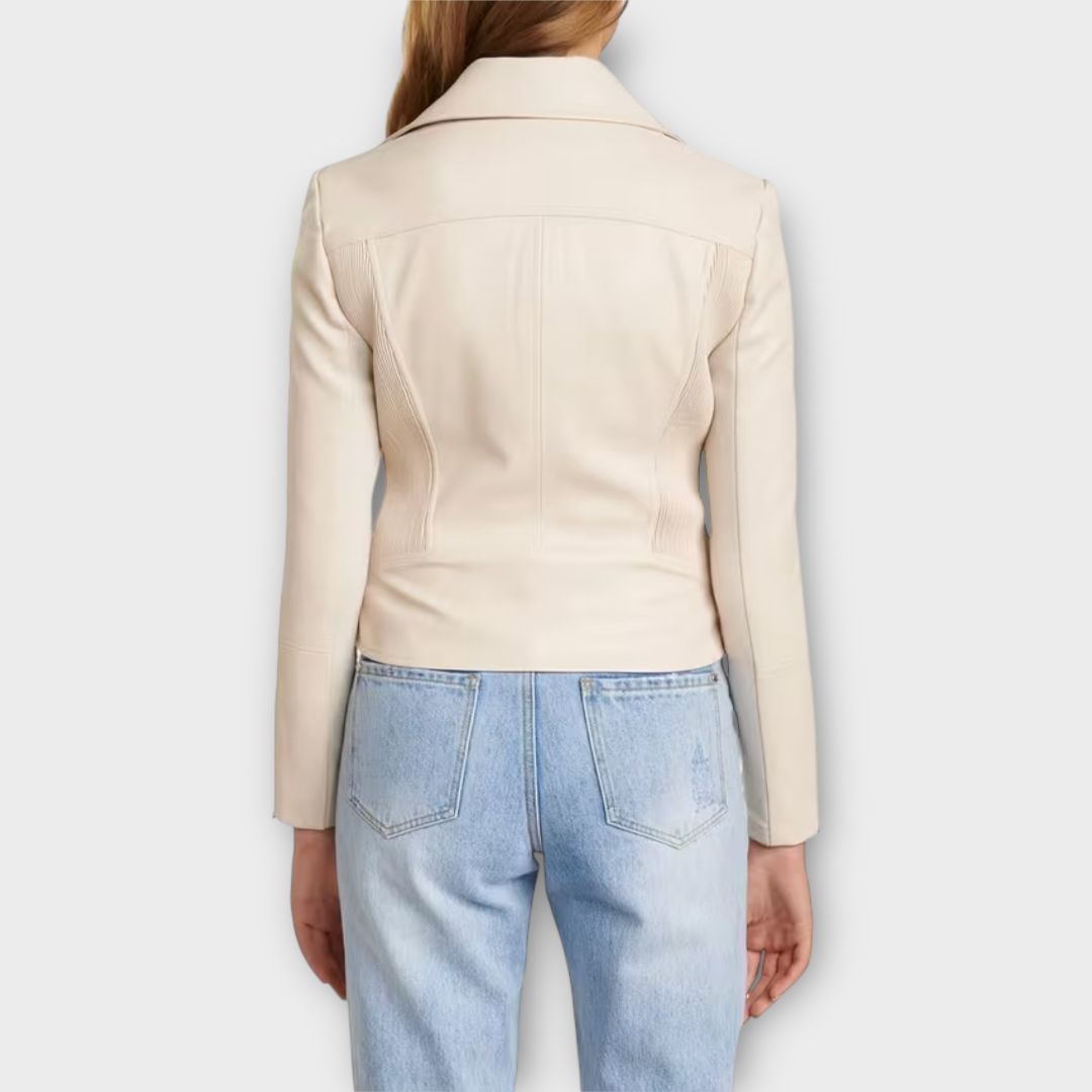 Forever New Faux Leather Lola Biker Jacket - 10