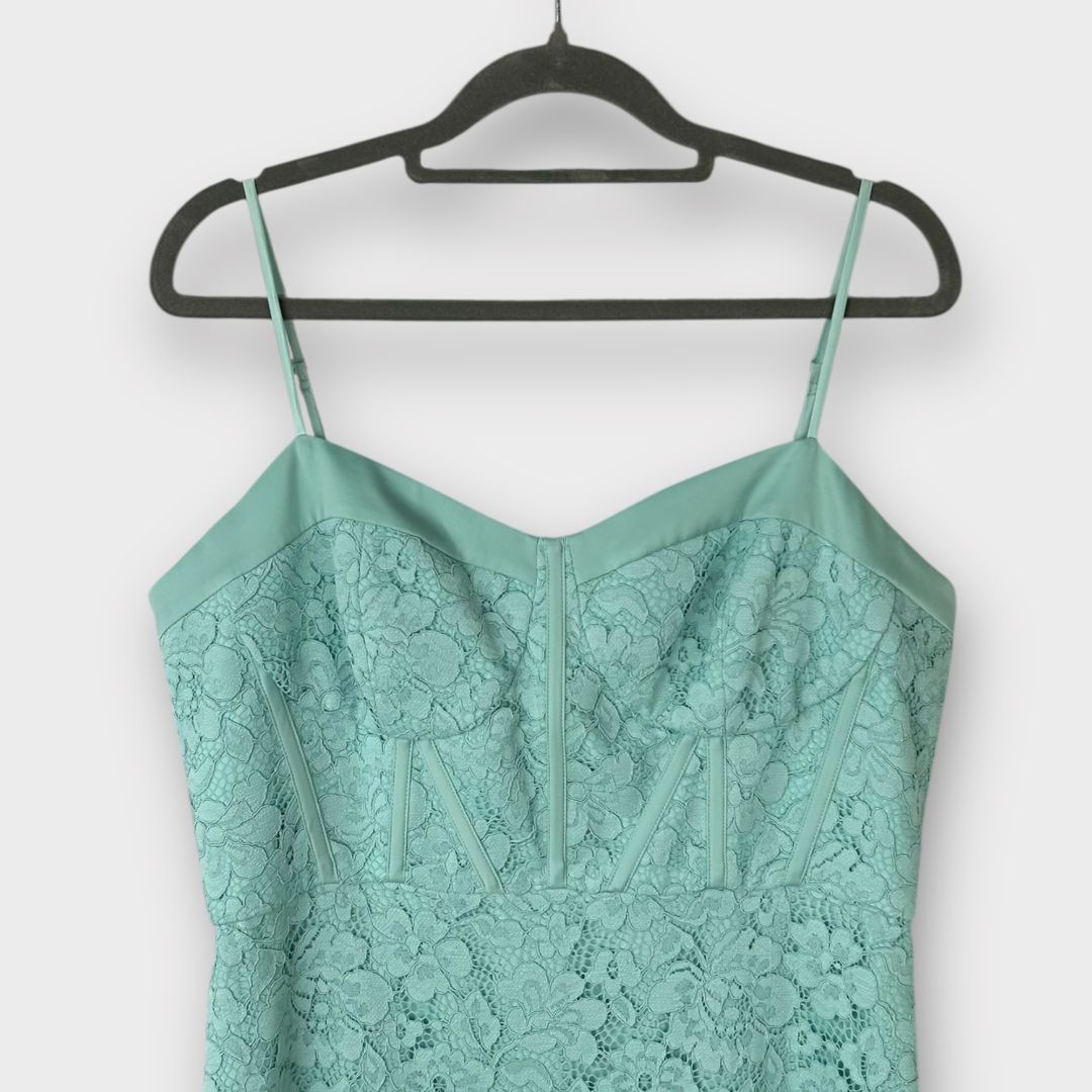 Forever New Gracie Lace Corset Bodycon Dress - 14