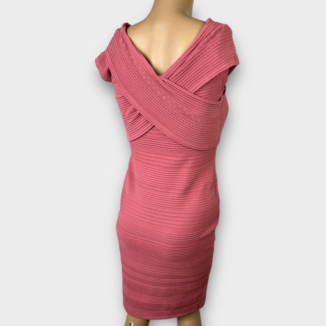 Forever New Lulu Knot Front Bardot Dress - 12