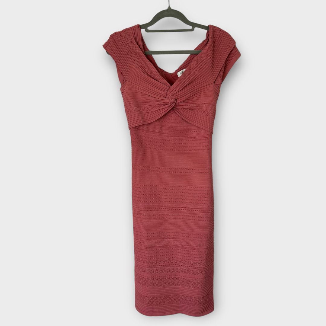Forever New Lulu Knot Front Bardot Dress - 12