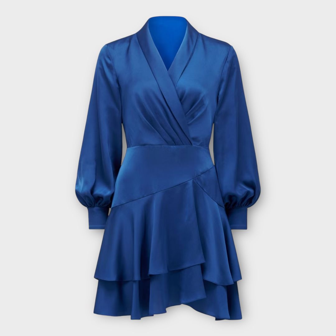Forever New Mikayla Satin Mini Dress - 10