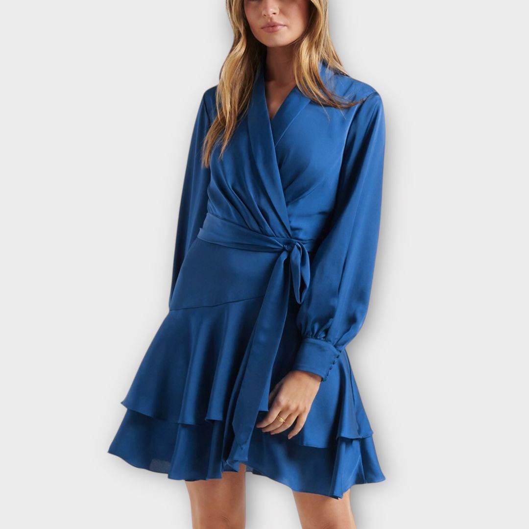 Forever New Mikayla Satin Mini Dress - 10