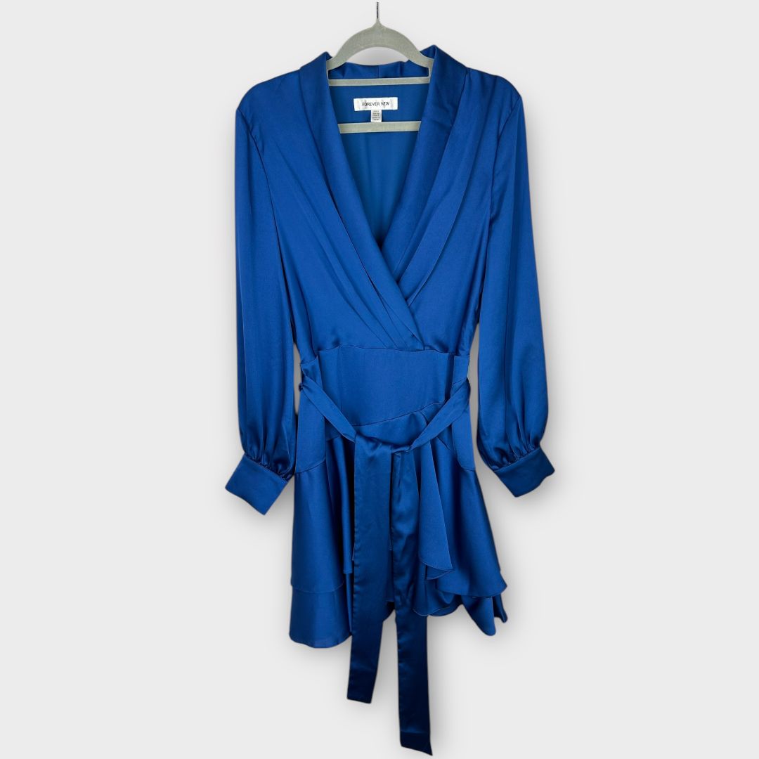 Forever New Mikayla Satin Mini Dress - 10
