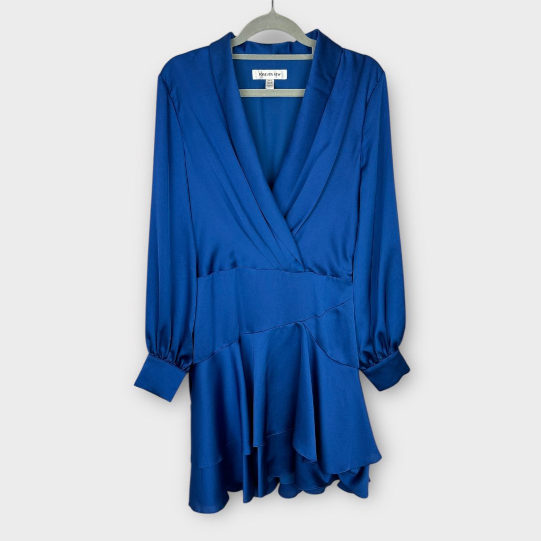 Forever New Mikayla Satin Mini Dress - 10