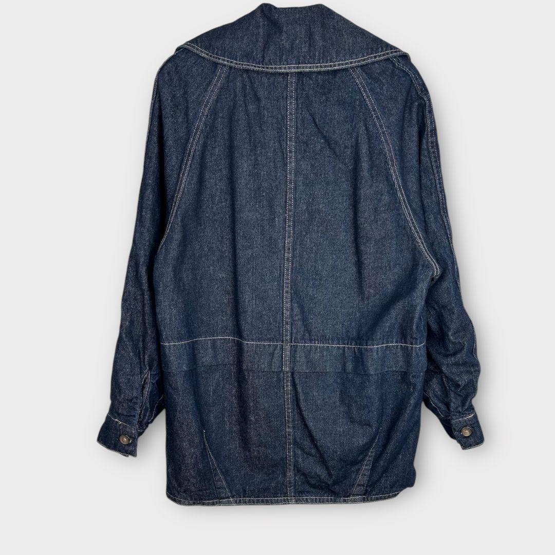 Free People Oversized Denim Car Coat - XS (8 - 14)