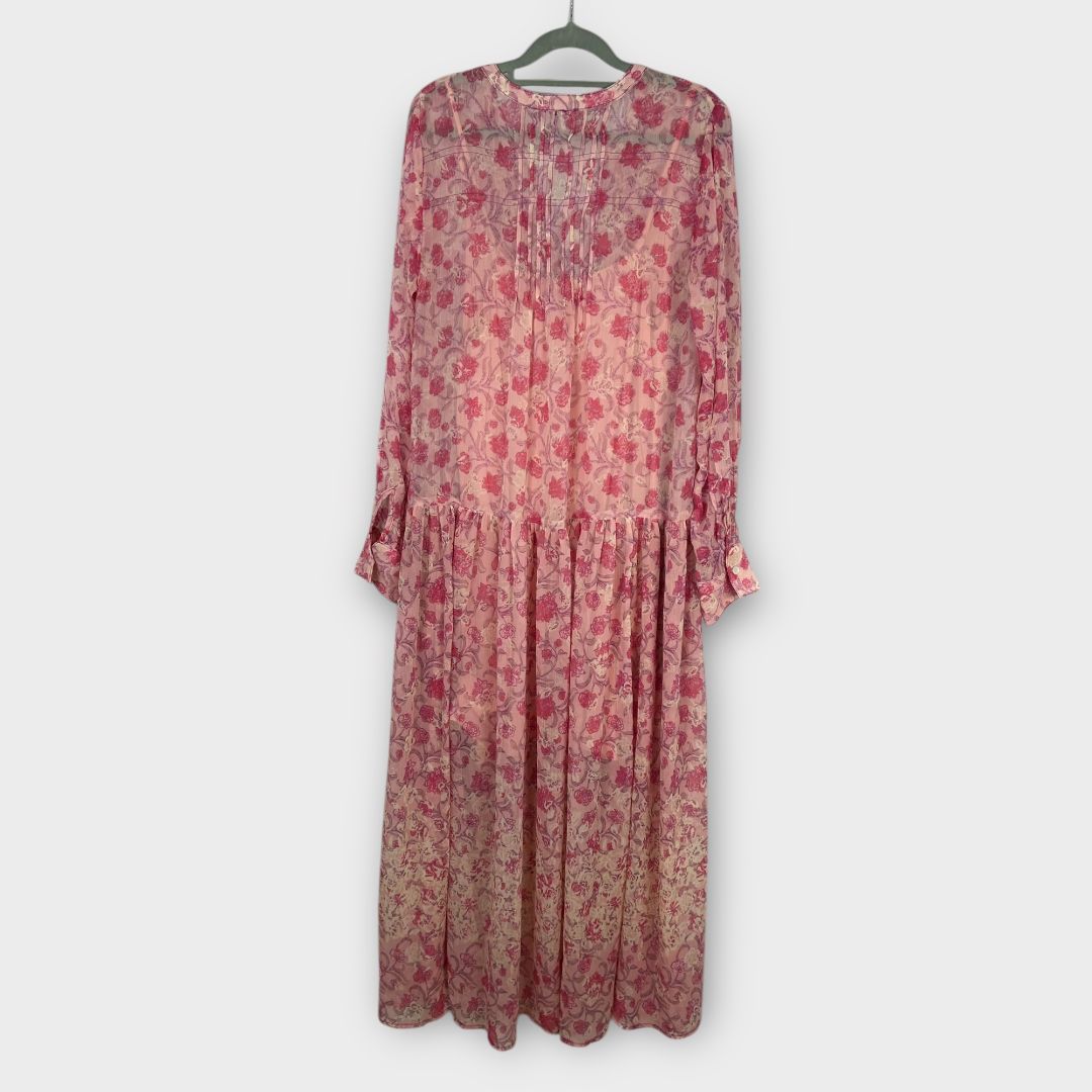 Free People See It Through Floral Dress - S