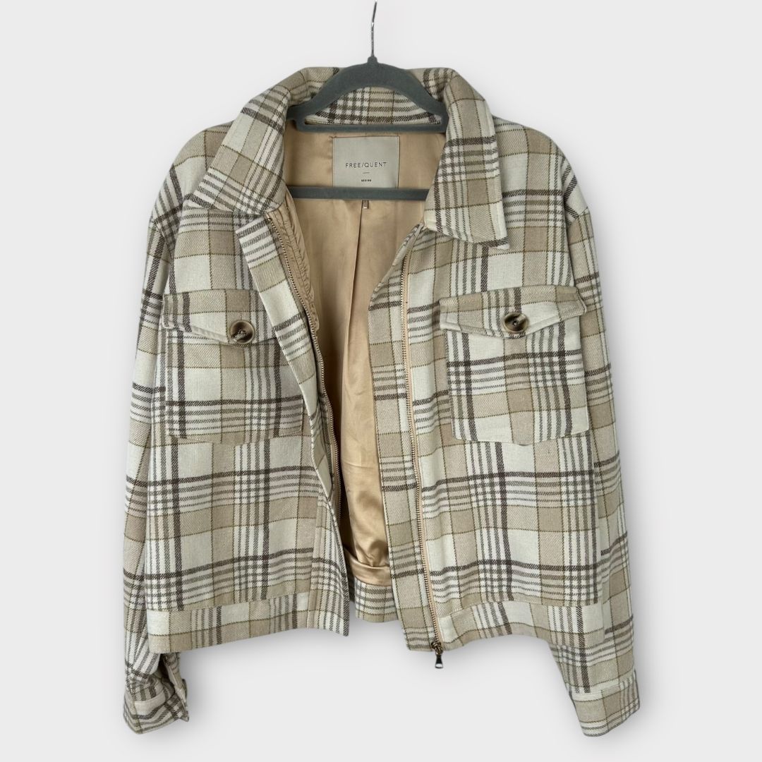 Freequent Ralie Check Jacket - 12 (M)